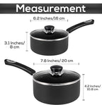 Utopia Kitchen Nonstick Stock Pot Saucepan Set - Image 2