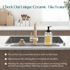 Stone Kitchen Sink Faucet Mat, Premium Upgraded Diatomite Drying Stone Mat & - Image 7