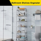 GIOTORENT 6-Wire Standing Storage Shelf, Metal Shelving Unit Pantry Rack - Image 3