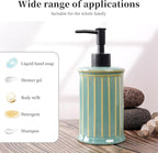 Soap Dispenser, Ceramic Liquid Hand Dish Soap Dispenser 11.84OZ, Hand Lotion - Image 4