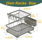 LIYI Dish Drying Rack, Large Dish Rack - Image 3