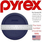 Pyrex 7201-PC 4 Cup Blue Food Storage Replacement Lid - Image 4