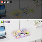 Marbrasse Desk Drawer Organizer, Metal Mesh Drawer Organizer Tray - Image 6