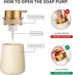 Enra Foaming Soap Dispenser, 12 Oz Modern Foam Soap Dispenser - Image 4