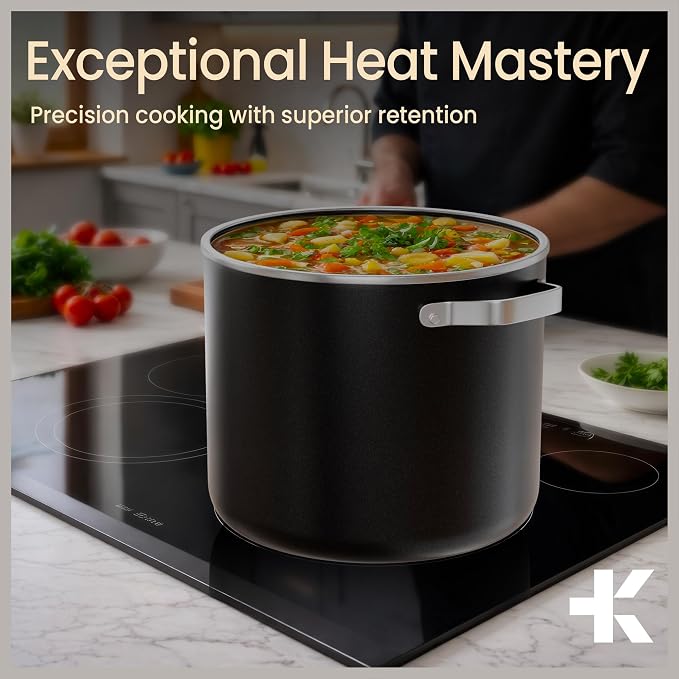 Bakken 16 Quart Ceramic Coated Stock Pot - Image 9