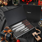 5 Pcs Chefs Kitchen Sharp Knife Set - Image 2