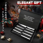 Huusk Japanese Steak Knives Set of 8-4.5" Serrated Steak Knife Set Dishwasher - Image 7