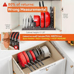 Pot Rack Organizer -Expandable Pot and Pan Organizer - Image 2