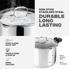 GOTHAM STEEL 8 Qt Nonstick Pasta Pot - Image 5