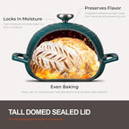 Overmont Enameled Cast Iron Bread Oven - 6QT Bread Dutch Oven - Image 4