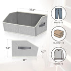 Homsorout Trapezoid Bins for Organization - Image 2