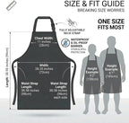 Homsolver 2 Pack Waterproof Rubber Aprons, Heavy Duty Butcher - Image 6