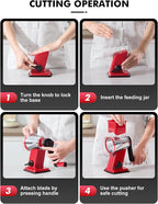 GDL Rotary Cheese Grater Hand Crank - Image 8