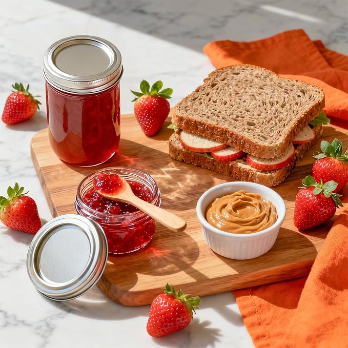 ComSaf Mini Mason Jars 4oz - Image 4