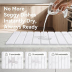 Stone Drying Mat for Kitchen Counter, Drying Matt Kitchen Counter, Stone Dish - Image 3