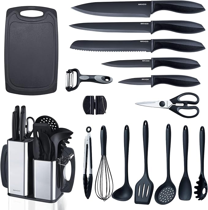 RAXCO Kitchen Utensils Set For Cooking-7 Cooking Utensils, 5 Kitchen Utensils by RAXCO