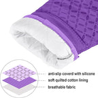 KEGOUU Oven Mitts and Pot Holders 6pcs Set, Kitchen Oven Glove High Heat - Image 4