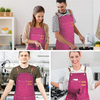 OUNLEN Chef Apron for Men Women Canvas Aprons - Image 6