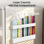 9.5” Large Acrylic Straw Holder - Image 3