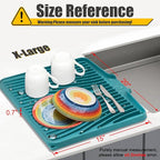 TIKNIK Silicone Dish Drying Mat, Stone Drying Mat - Image 2