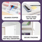 IRIS USA Small Parts Storage Cabinet, Made in USA, 44-Drawer Organizer - Image 5