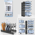 Felibeaco Adjustable Pots and Pans Organizer Rack - Image 2