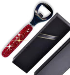 Handcrafted Red Crystal Bling Beer Opener – Sparkle Diamond Bottle Openers - Image 3