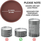 OHMO 2 Pack Pet Food Can Lids, Silicone Pet Food Can Lids Covers - Image 2