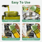 2-Pack Olive Oil Sprayer & Dispenser Bottle - Image 4