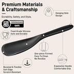 3 PACK Silicone Cooking Spatula Spoons - Image 2