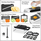 HomeHacks Vegetable Chopper Vegetable Cutter, 12 in 1 Kitchen Gadget, Onion - Image 5