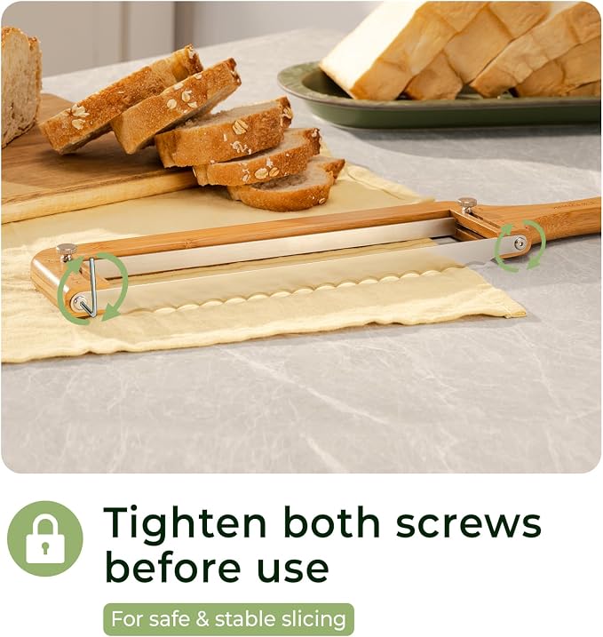 keechee Bread Pilot Adjustable Bread Knife – Upgraded Bread Slicer - Image 9