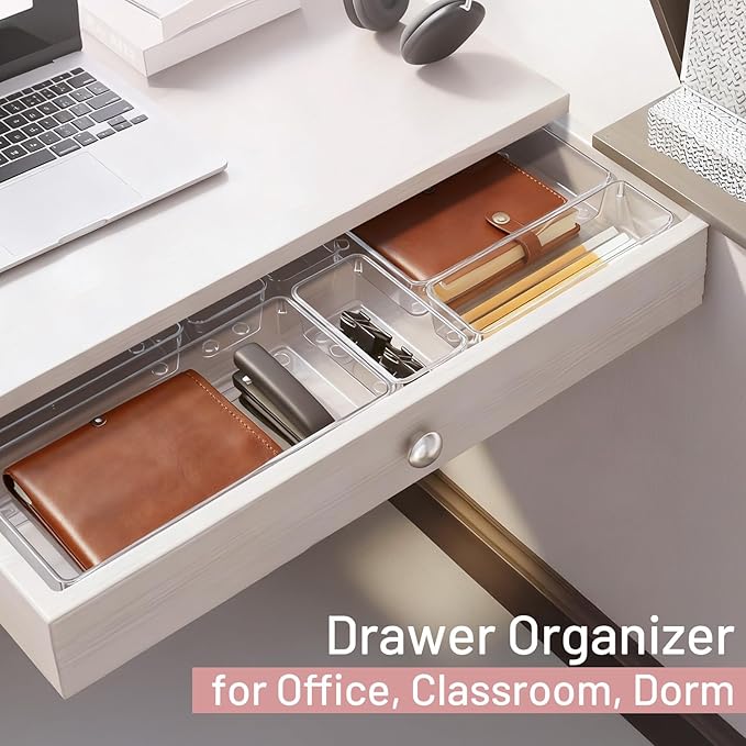 12 Pack Large Drawer Organizer Bins - Image 7