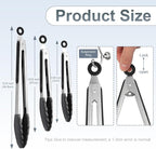 Premium Stainless Steel Heat Resistant Kitchen Tongs - Image 2