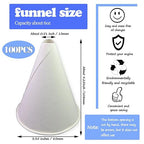 100 Pcs Paper funnels for Motor Oil 6oz Disposable Engine Oil Funnels Paper - Image 3