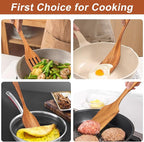 9 Pcs Wooden Spoons for Cooking Utensils - Image 3