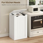 YATINEY Trash Can Cabinet, 13 Gallons Hidden Kitchen Garbage Can - Image 2