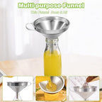Stainless Steel Kitchen Funnel, 4.3-Inch Food Grade Metal Funnel - Image 6