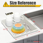 TIKNIK Silicone Dish Drying Mat, Stone Drying Mat - Image 2