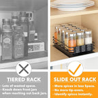 SpaceAid Pull Out Spice Rack Organizer - Image 3