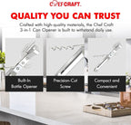 Chef Craft Select 3-in-1 Can Opener, 6 inches in length, Stainless Steel - Image 6