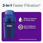 PUR 30-Cup Countertop Water Filter Dispenser, 1 Genuine PUR Filter, 2-in-1 - Image 3