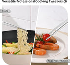 DEHOV 12 Inch Stainless Steel Kitchen Long Food Tweezers - Image 6
