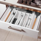 Large Premium Bamboo Silverware Organizer - Image 7