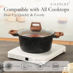 ESLITE LIFE Nonstick Stock Pot - Image 4