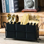 NelyBet Flatware, Kitchen Utensil & Silverware Caddy Organizer Bin Holder - Image 6