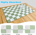 CooRug Checkered Dish Drying Mat - Image 4