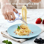 Premium Stainless Steel Portable Baby Food Safety Scissors, Detachable Feeding - Image 2