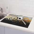 Black Gold Art Splash Dish Drying Mat - Image 2