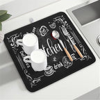 Dish Drying Mats for Kitchen Counter 16 x 18 Inch, Kitchen Drying Mat - Image 8